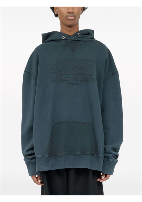 felpa con logo inverso unisex nero antracite in cotone MAISON MARGIELA | S50GU0216 S25570860